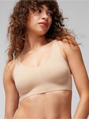Soma ENBLISS Racerback Bralette Nude/Cream Size Medium